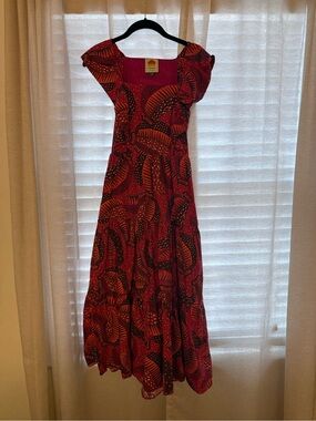 farm rio hummingbird richelieu maxi dress Farm Rio New Hummingbird Richelieu Maxi Dress Size S NWT